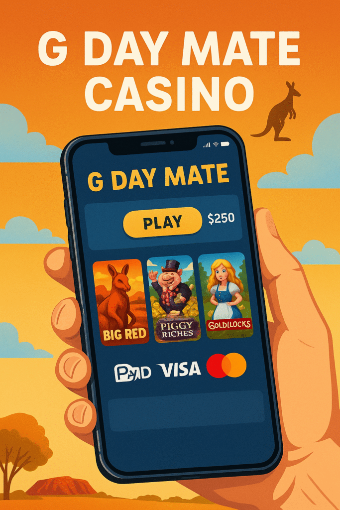 G Day Mate Casino โ online slot site with Quickspin casino pokies and PayID payment options