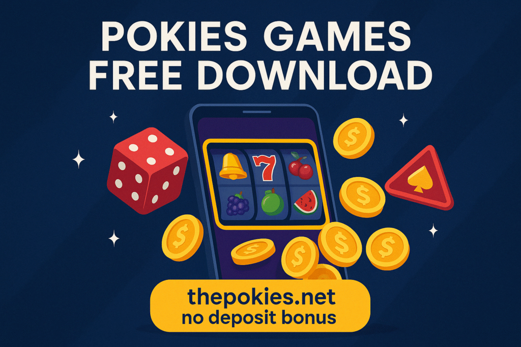 Pokies games free download on mobile with offline mode and bonus coins from thepokies.net
