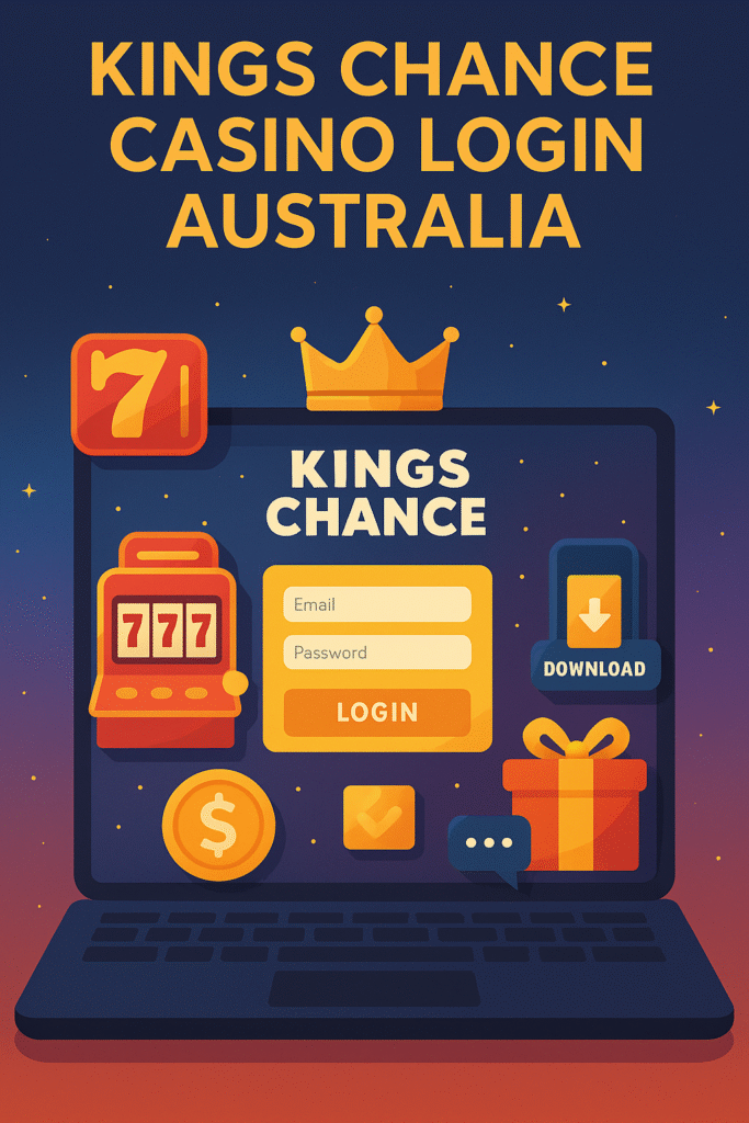 Kings Chance Casino login Australia ๐ฐ Access pokies and bonuses with secure mobile and desktop entry