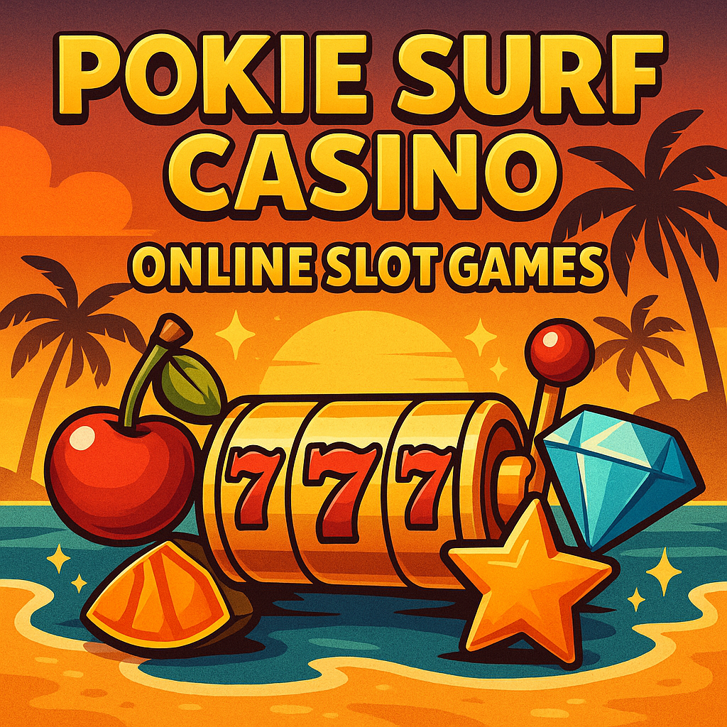 Play top pokies online at Pokie Surf Casino with vibrant beach vibes and exciting slot adventures.