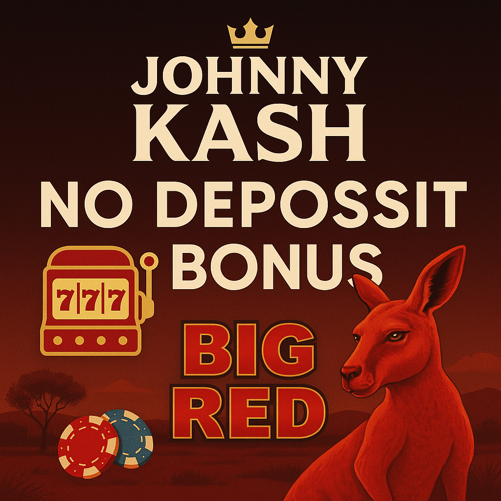 Johnny Kash Casino no deposit bonus with Big Red pokie online